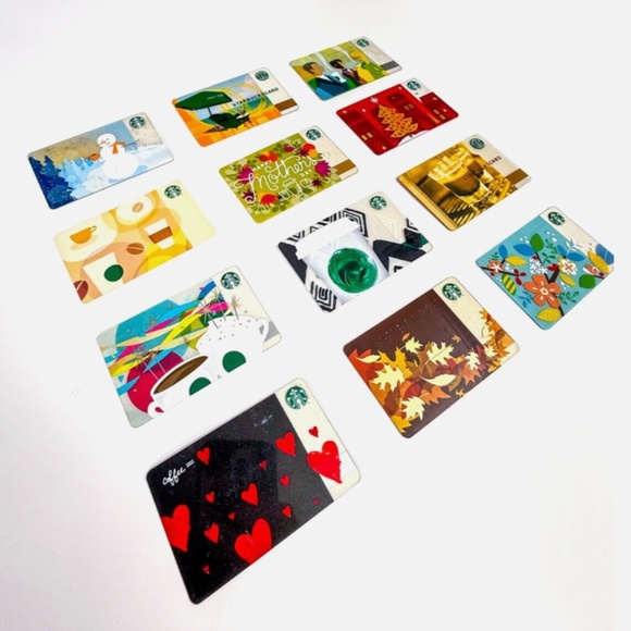 12 Starbucks Seasonal Gift Cards from 2000s (Empty) Good Used Condition - Picture 3 of 7